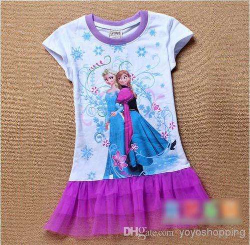 **IN STOCK AGE 2-3 ONLY - frozen Princess Gauze Anna Elsa Dress