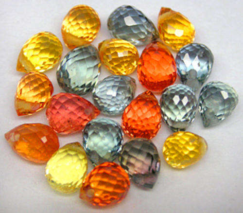ALLURING LOT! 7.15ct.Rich Fancy Mixed Color Sapphire