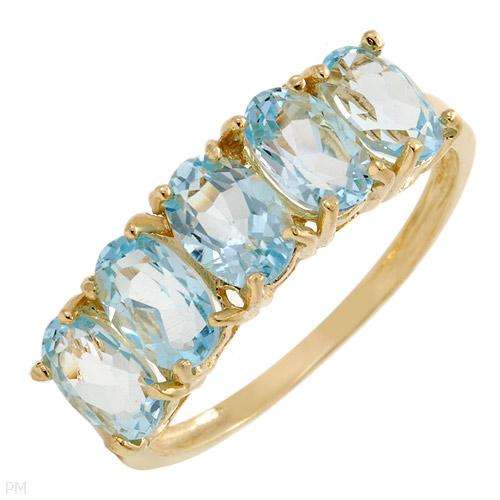***R2 800.00****Wonderful Brand New Ring With 2.80ctw Genuine Topazes Designed in Yellow Gold