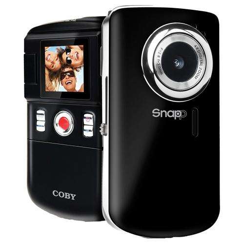 Coby 1.44-Inch TFT LCD SNAPP Mini Camcorder/Camera CAM3001BLK (Black) 4x digital zoom