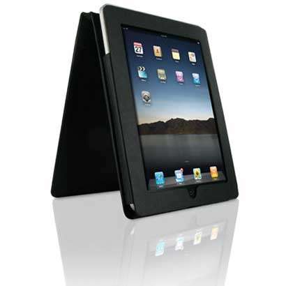 Black Flip Wallet Case Cover Stand for Apple iPad 16GB, 32GB & 64GB