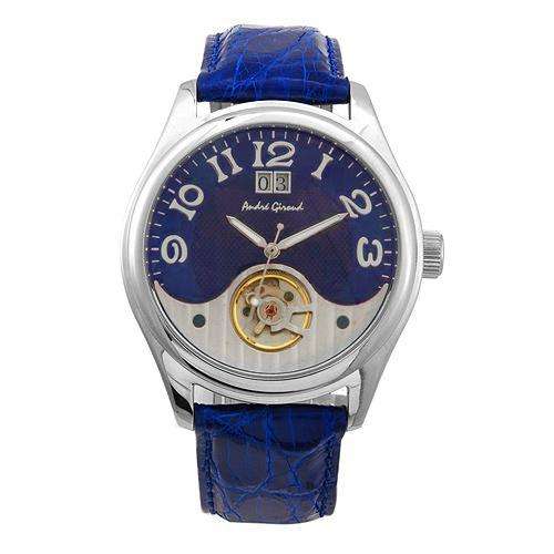 **R5700.00**ANDRE GIROUD Brand New Gentlemens Date Automatic Watch genuine crocodile leather