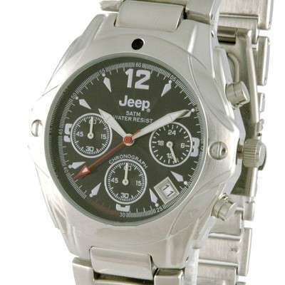 JEEP GENTS CHRONOGRAPH WATCH JPK31C Black Plus Tin NEW