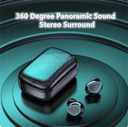2024 NEW TWS Wireless Bluetooth Noise Reduction Earphone M10 HIFI Stereo Music Sports Headphone