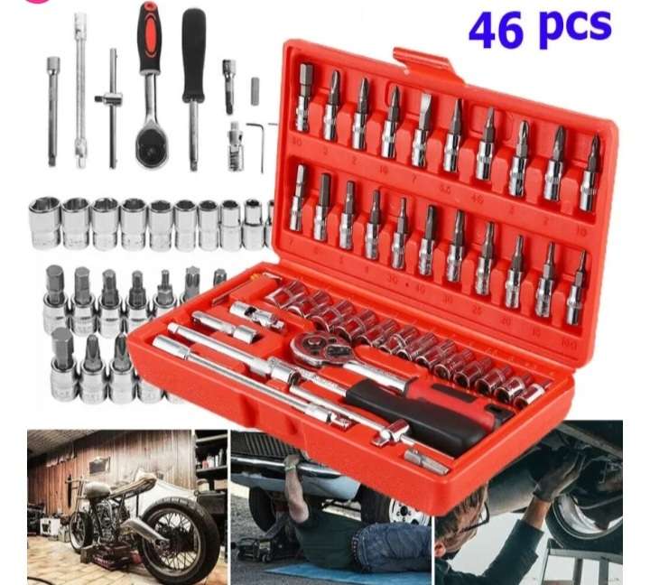 46 Pieces ratchet set
