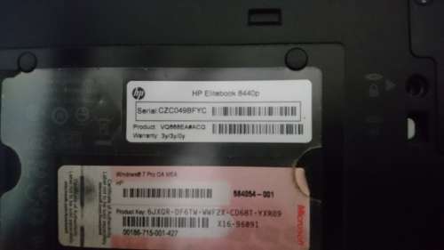 i7 HP Elitebook 8440P Notebook PC