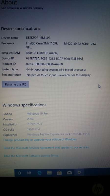 i7 HP Elitebook 8440P Notebook PC