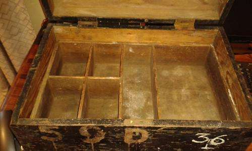 Antigue Wooden Tool Box