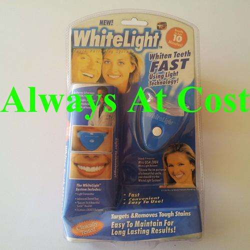 New Whitelight Tooth Whitening System.Results In Just 10 Mins.As Seen On TV.