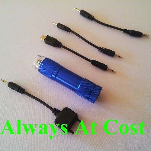 Emergency Super Charger For Cell Phone,MP4,PDA,Camera Etc.(With LED Torch).