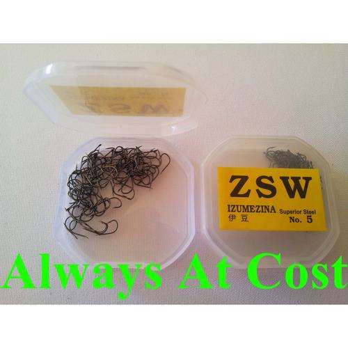 ZSW Over 500 Superior Steel Fishing Hooks (No 5).