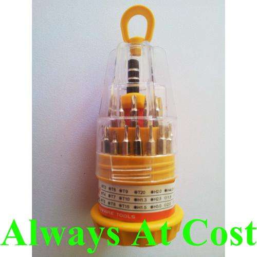 31 In 1 Multi Screwdriver Kit With Magnetic Tips.
