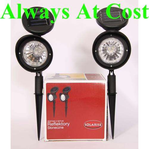 Solar Security/Garden Lights.Set Of 2.Portable.
