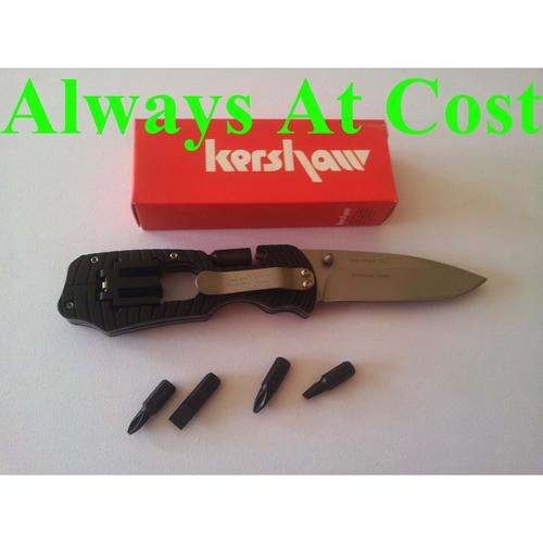 Kershaw G & G Hawk Design 4" Lock Knife With Belt Clip & Screwdriver Attachment.