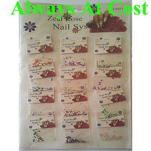 3 D Nail Decorations By Zeal Rose.