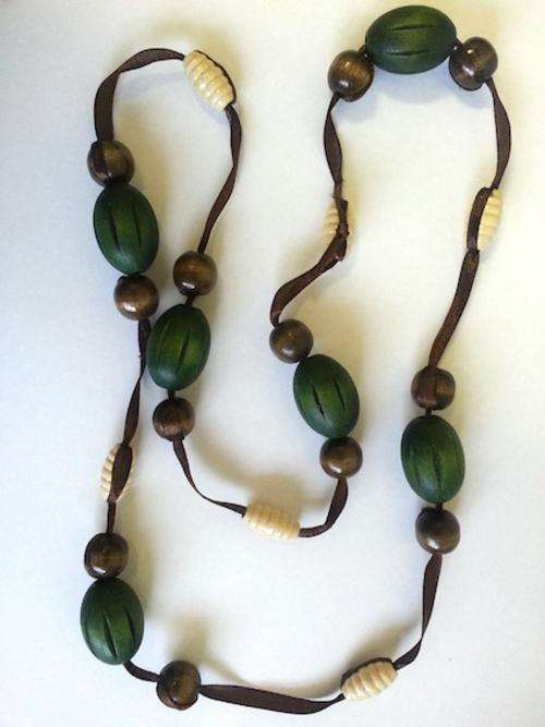 Wooden Beaded Necklace