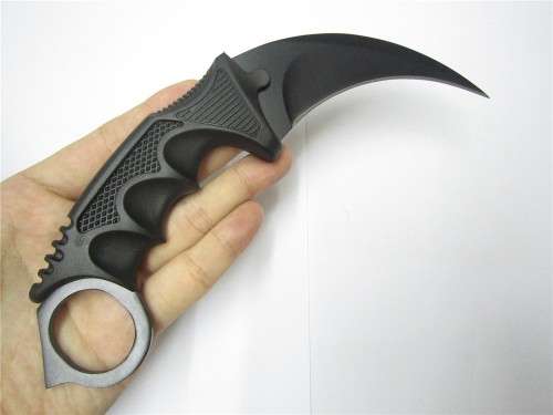 BLACK Counter Strike Titanium Karambit Knife fox Claws necklace knife - ONLY 3 AVAILABLE!!