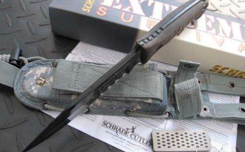 SCHRADE  EXTREME SURVIVAL KNIFE FIXED BLADE
