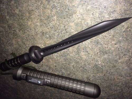 Microtech Jagdkommando Knife Tri Blade Gun Metal Grey