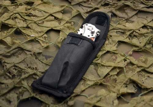 201A Assisted Opening Knife Pocket 440 Blade Wood Handle With LED Light - 5 Available!!