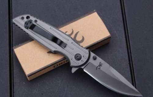 Browning X38 Fast-opening Survival folding knife, 3Cr13 54HRC Blade - 2 AVAILABLE!!