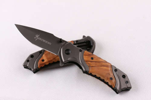 2018 New BROWNING X49 fast opening folding knife (Grey Titanium)  - 5 AVAILABLE!!