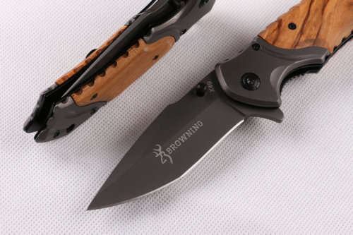 2018 New BROWNING X49 fast opening folding knife (Grey Titanium)  - 5 AVAILABLE!!