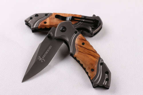 2018 New BROWNING X49 fast opening folding knife (Grey Titanium)  - 5 AVAILABLE!!