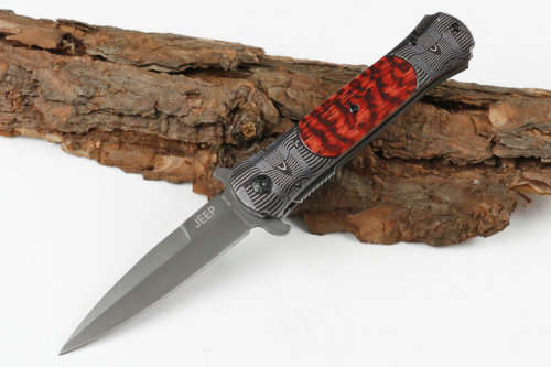 2018 Jeep DA145 Titanium Flipper Tactical Folding Knife - 5 Available!!