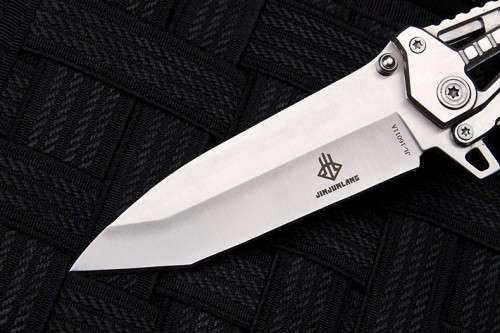 2018 Jun Lang 16011A Folding Knife - SILVER - 2 AVAILABLE!!