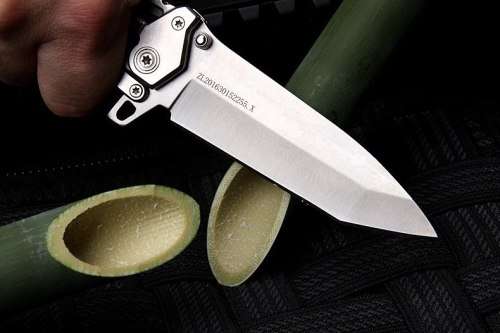 2018 Jun Lang 16011A Folding Knife - SILVER - 2 AVAILABLE!!