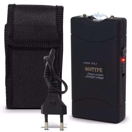 Rechargeable Self Defense Taser Stun Gun Pager Type with Flashlight