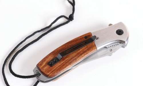 FOX DA70 Folding Knife 5CR13MOV Blade Steel With Wood Handle - LAST 4 AVAILABLE!!
