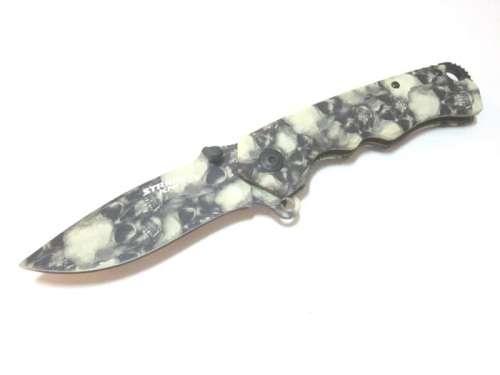 SUPER KNIFE STRIDE KNIVES SKULL PRINT B106  - 2 AVAILABLE!!
