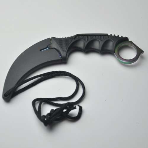 Counter Strike claw Karambit Knife Neck Knife with Sheath - LAST 2 Available!!