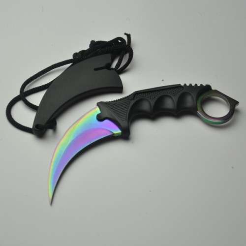 Counter Strike claw Karambit Knife Neck Knife with Sheath - LAST 2 Available!!