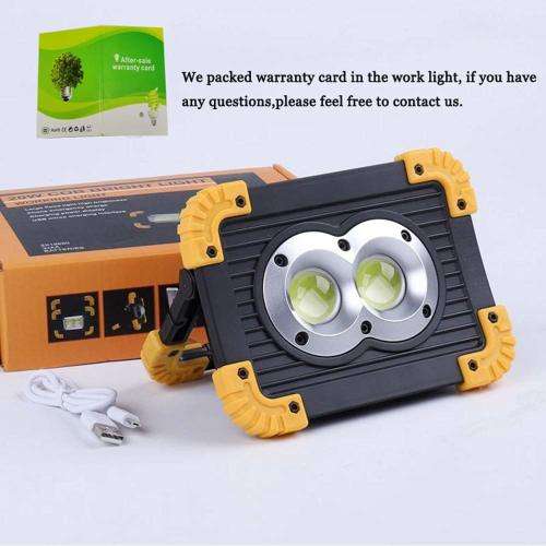 20W Portable LED COB Light Rechargeable Lantern/Powerbank Waterproof Floodlight - 2 Available!