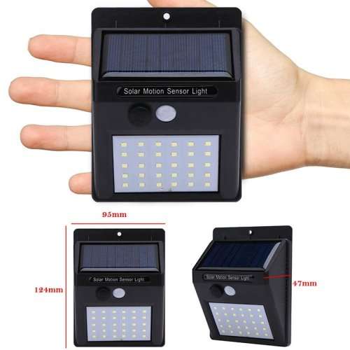 Waterproof IP65 30 LED Solar Light Bulb Garden Light Outdoor Wall Sense Solar Lamp - 5 Available!!