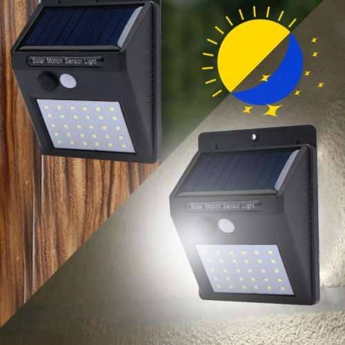 Waterproof IP65 30 LED Solar Light Bulb Garden Light Outdoor Wall Sense Solar Lamp - 5 Available!!