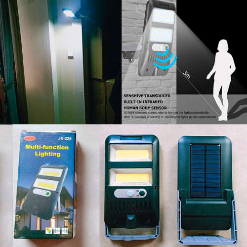 2020 JX-226-2COB SMD LED + solar panel + motion sensor - 5 Available!!