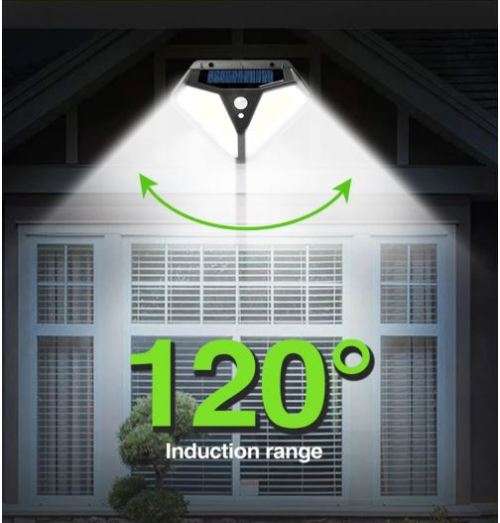 LED Solar Wall Light PIR Motion Sensor Lamp 3 Modes Outdoor IP65 Waterproof 50 COB - 5 Available!!