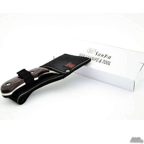 SANJIA K87 Extra Thick Full Tang Cleaver Knife with Nylon Sheath - 2 Available!!