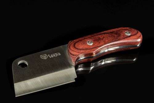 SANJIA K87 Extra Thick Full Tang Cleaver Knife with Nylon Sheath - 2 Available!!