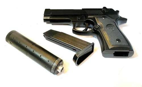 Airsoft BB Gun V1+ with Silencer Cal-6mm - 5 available!!