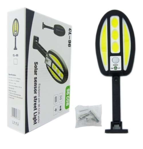 96 Cob Solar Sensor Street Light - 8 available