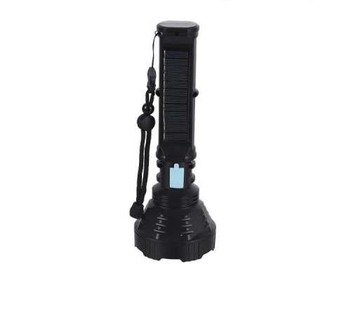 LED Flashlight with Solar Panel & USB - 20 Available