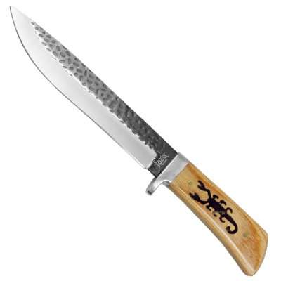 Boda Handmade Forged Steel Knife with Shiraki Wooden Handle - 2 Available!!