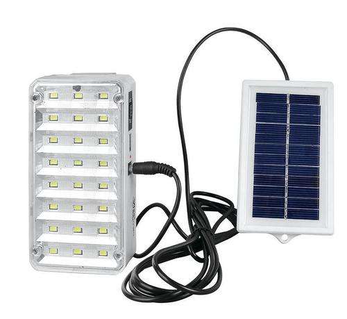 LED SOLAR RECHARGABLE EMERGENCY LIGHT WITH REMOTE - NEW!! - 5 AVAILABLE!!
