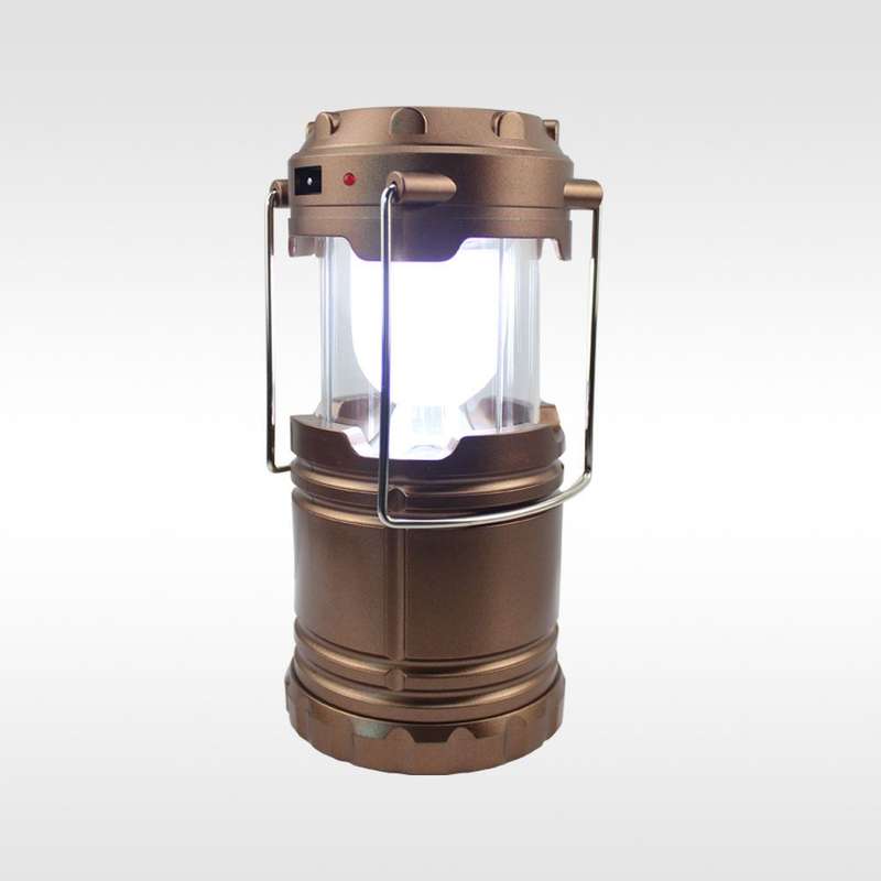 Solar Panel Rechargeable Tensile Camping LED Lantern with USB output New!  - Last 5 Available!!