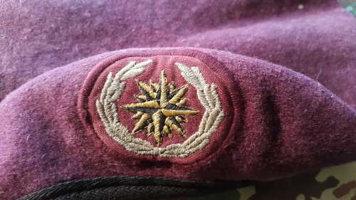 Recce beret originally worn
